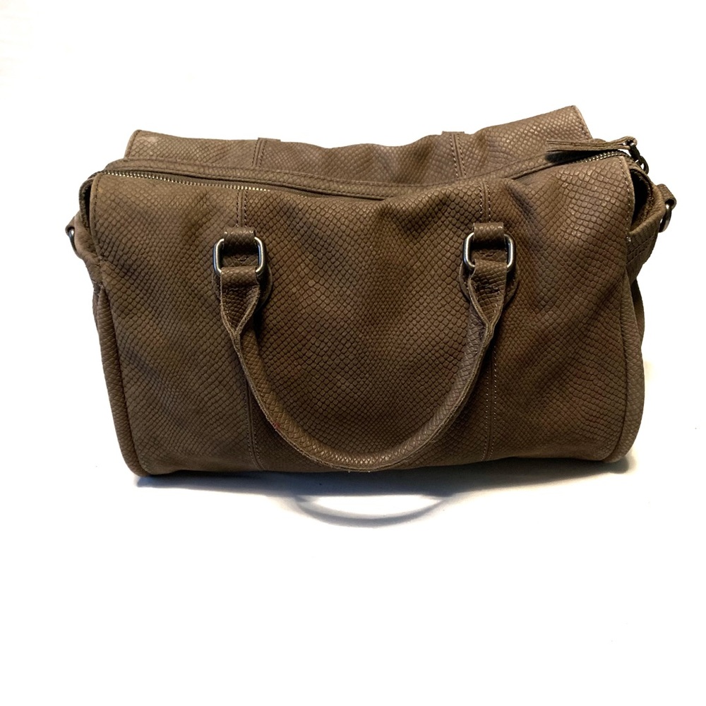 Vintage Lucky Brand Leather Crossbody Satchel Bag